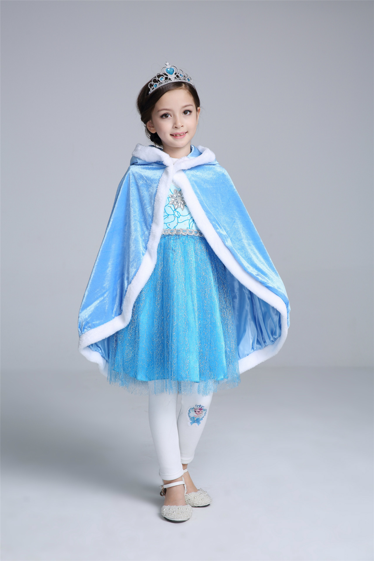 F68134 girl cape  girls shawl wool